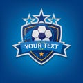 Soccer logo design,vector illustration