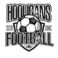 Soccer logo. Football hooligans spirit