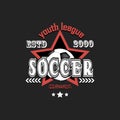 Soccer logo template design