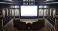 Soccer Man Cave Interior