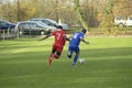 Soccer match Royalty Free Stock Photo