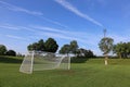 Soccer Net Side-View Royalty Free Stock Photo