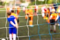 Soccer net sport close-up. Closeup of football netting knots