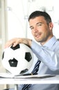 Soccer passion Royalty Free Stock Photo