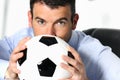 Soccer passion Royalty Free Stock Photo