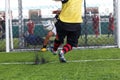 Soccer penalty kick Royalty Free Stock Photo