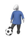 Soccer player Royalty Free Stock Photo