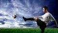 Soccer player Royalty Free Stock Photo