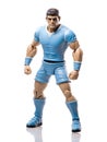 A soccer player plastic action figure Royalty Free Stock Photo