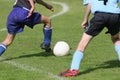 Soccer players Royalty Free Stock Photo