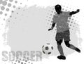 Soccer poster Royalty Free Stock Photo