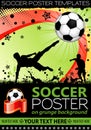 Soccer Poster Royalty Free Stock Photo
