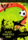 Soccer Poster Royalty Free Stock Photo