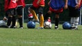 Soccer practice Royalty Free Stock Photo