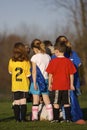 Soccer Practice Royalty Free Stock Photo