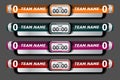 Soccer Score Broadcast Graphics Template