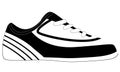 Soccer shoe, vector illustration