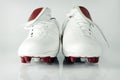 Soccer shoes isolated Royalty Free Stock Photo