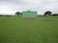 A soccer shooting board Royalty Free Stock Photo