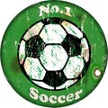 soccer sign Royalty Free Stock Photo