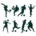 Soccer Silhouetes