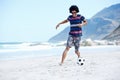 Soccer skill beach