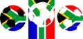 Soccer South Africa 2010 Royalty Free Stock Photo