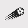 Soccer speed icon.