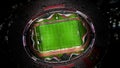 Top View Soccer Stadium In Sao Paulo Brazil. Sao Paulo Stadium. Royalty Free Stock Photo