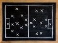 Soccer tactic Royalty Free Stock Photo