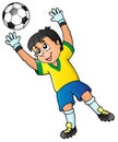 Soccer theme image 2 Royalty Free Stock Photo