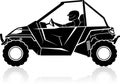 Sport Utility All Terrain Vehicle Side View Royalty Free Stock Photo