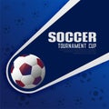 Soccer tournament football sports poster background