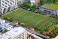 Soccer training field Royalty Free Stock Photo