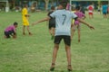 Soccer training for students in afternoon time.