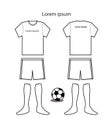 Soccer uniform template