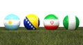 Soccer wordl cup balls