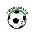 2026 Soccer World Cup Logo Design Royalty Free Stock Photo