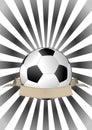 Soccerball banner