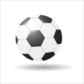 Soccerball. Vector drawing