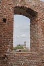 Sochaczew: The ruins of the Castle of the Dukes of Mazovia Royalty Free Stock Photo