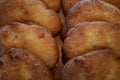 Sochen sweet made from shortcrust pastry. Sweetish Bakery pastry snack. Sochnik - Russian curd cake baked in the oven.