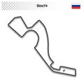Grand prix race track for motorsport and autosport Royalty Free Stock Photo