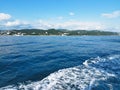 Sochi, Loo, a foray into the open sea. Royalty Free Stock Photo