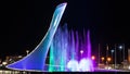 Sochi Olympic Park. Light and music fountain, Russia