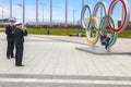 Sochi. Olympic Square. Wall of Champions game