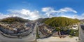 Sochi. Panorama 360 degree air. Royalty Free Stock Photo