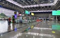 Sochi, Russia - June 6. 2018. empty check-in counters in international airport Adler Royalty Free Stock Photo