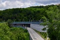 Sochi, Russia - June 2 2018. Road junction on A-147 highway Royalty Free Stock Photo