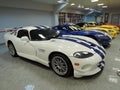 Sochi, Russia - June, 2016. Sideview of Dodge Viper car in the Sochi Auto Museum Royalty Free Stock Photo